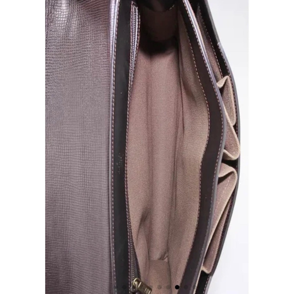 Rare Find! Louis Vuitton Vtg Angara Briefcase Moka Brown Epi Leather RI0038 Bag - Picture 9 of 10
